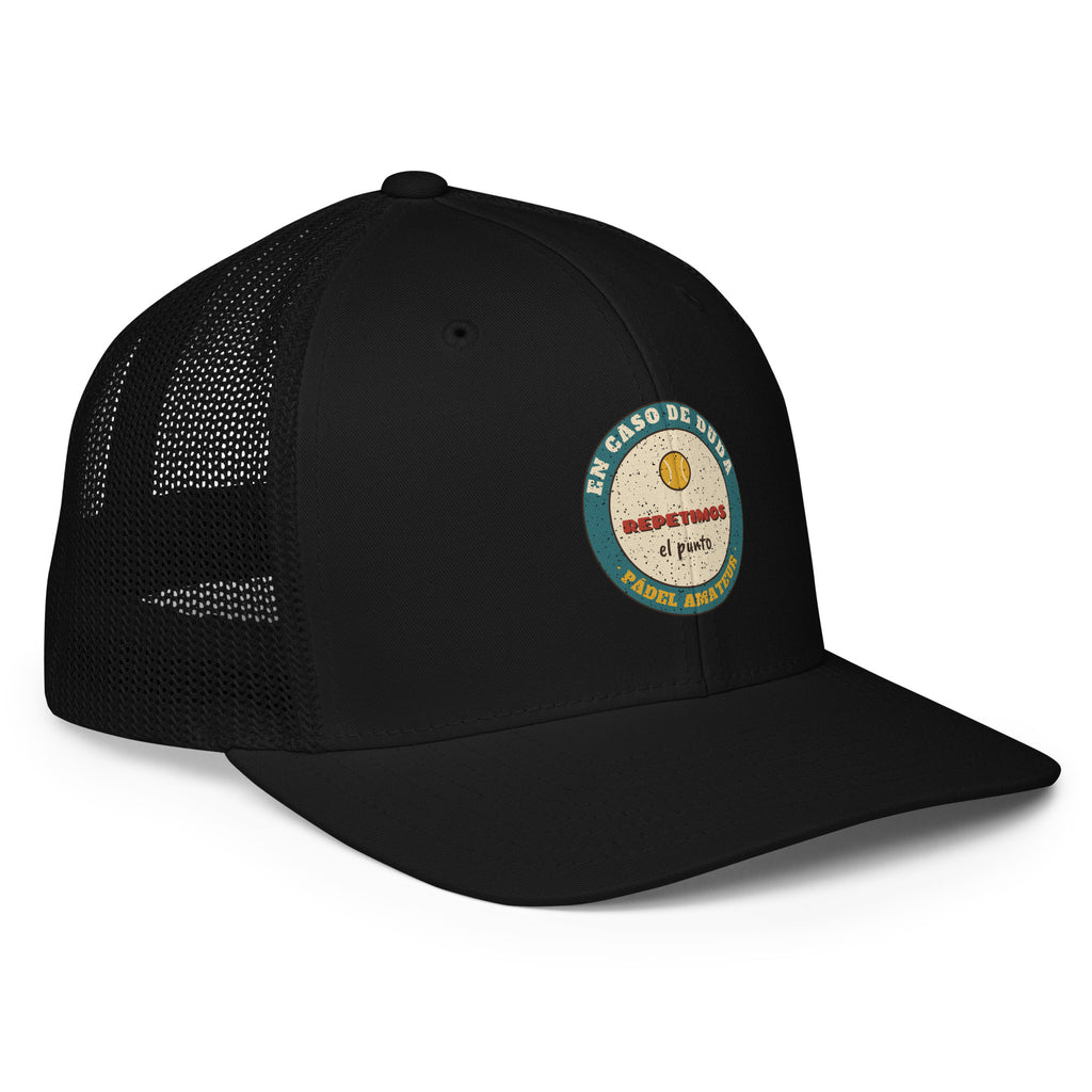 Gorra Pádel Retro "En caso de duda, repetimos" — vista trasera