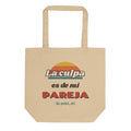 Bolsa Pádel Retro "La culpa es de mi pareja" — vista frontal