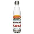 Botella Pádel Retro "La culpa es de mi pareja" — vista frontal