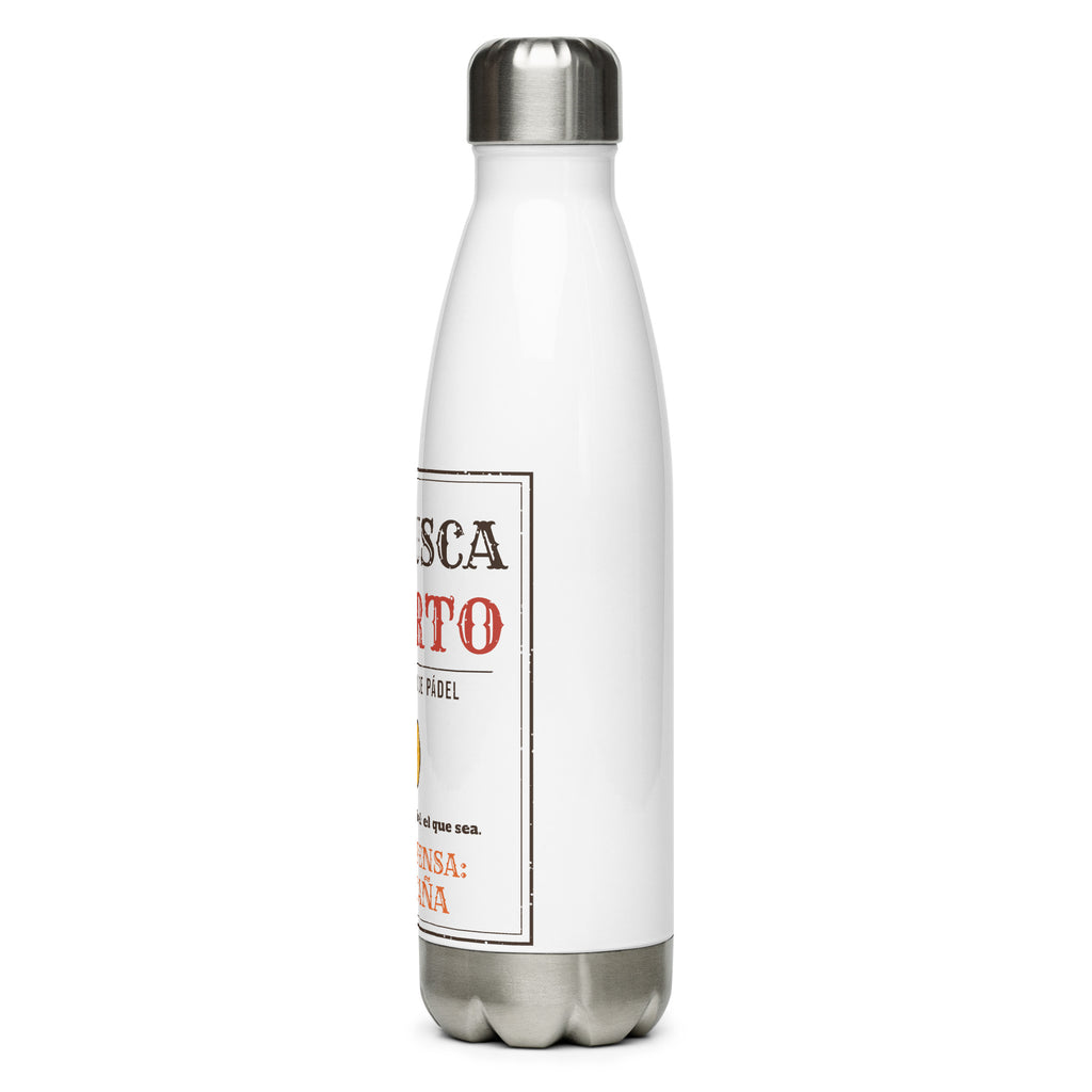 Botella Pádel Retro "Se busca cuarto" — vista lateral izquierda