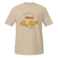 Camiseta Pádel Retro "Nivel 4,0* (según yo)" — vista frontal