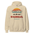 Sudadera Pádel Retro "La culpa es de mi pareja" — vista frontal