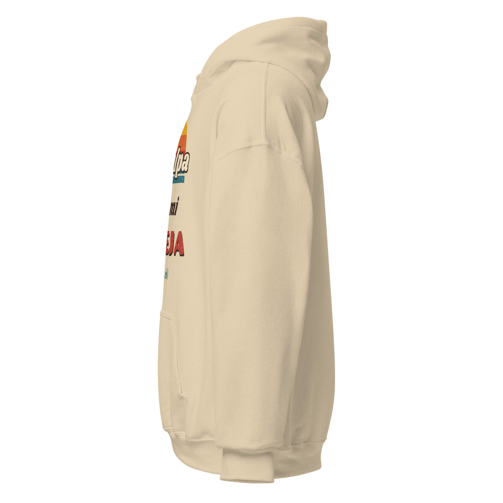 Sudadera Pádel Retro "La culpa es de mi pareja" — vista lateral izquierda