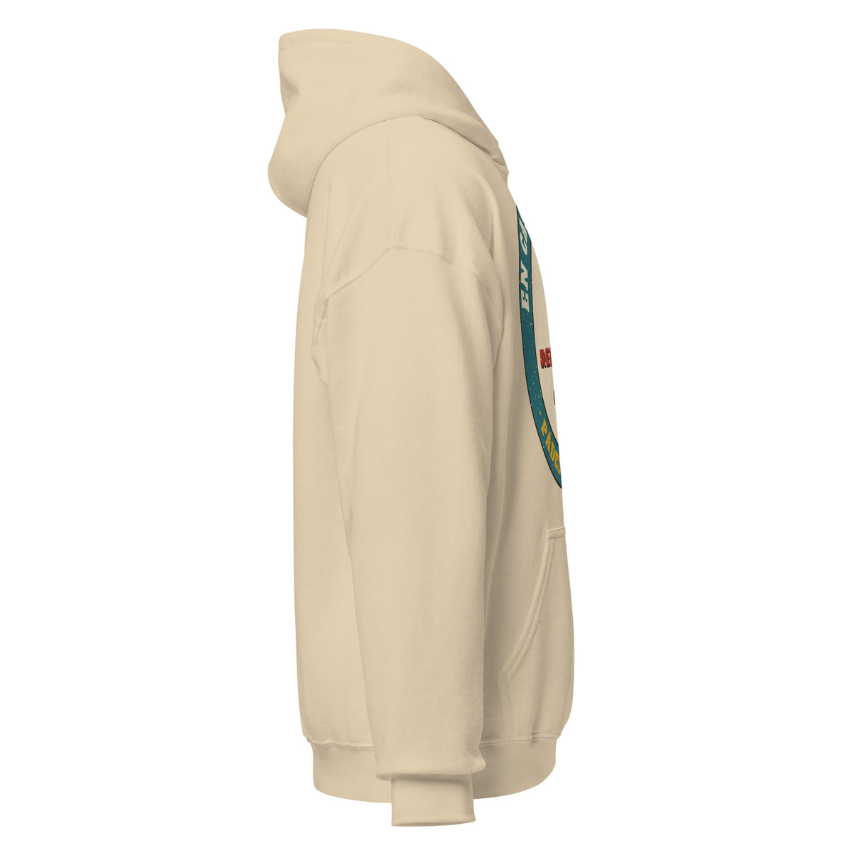 Sudadera Pádel Retro "En caso de duda, repetimos" — vista lateral derecha