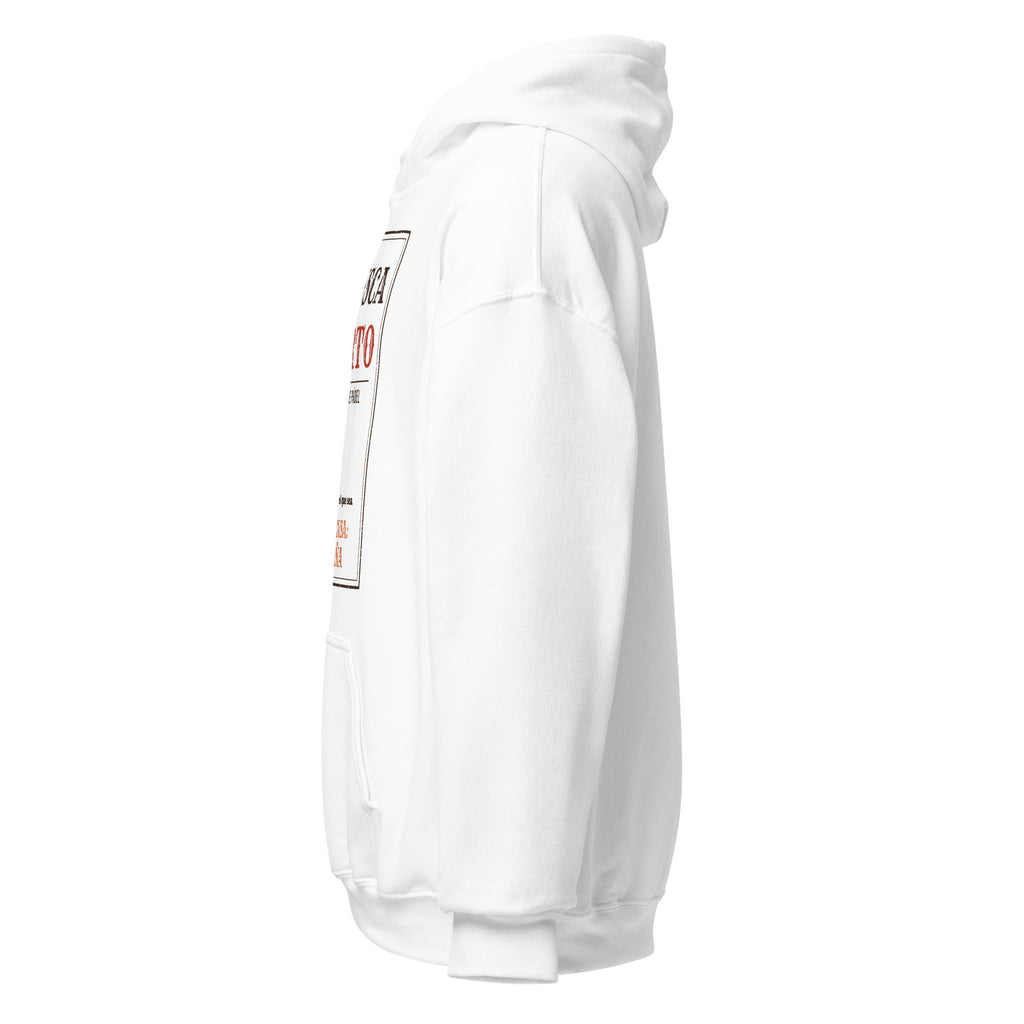 Sudadera Pádel Retro "Se busca cuarto" — vista lateral izquierda