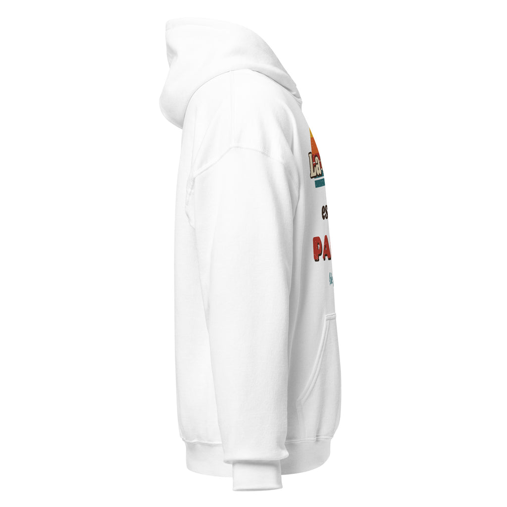 Sudadera Pádel Retro "La culpa es de mi pareja" — vista lateral derecha