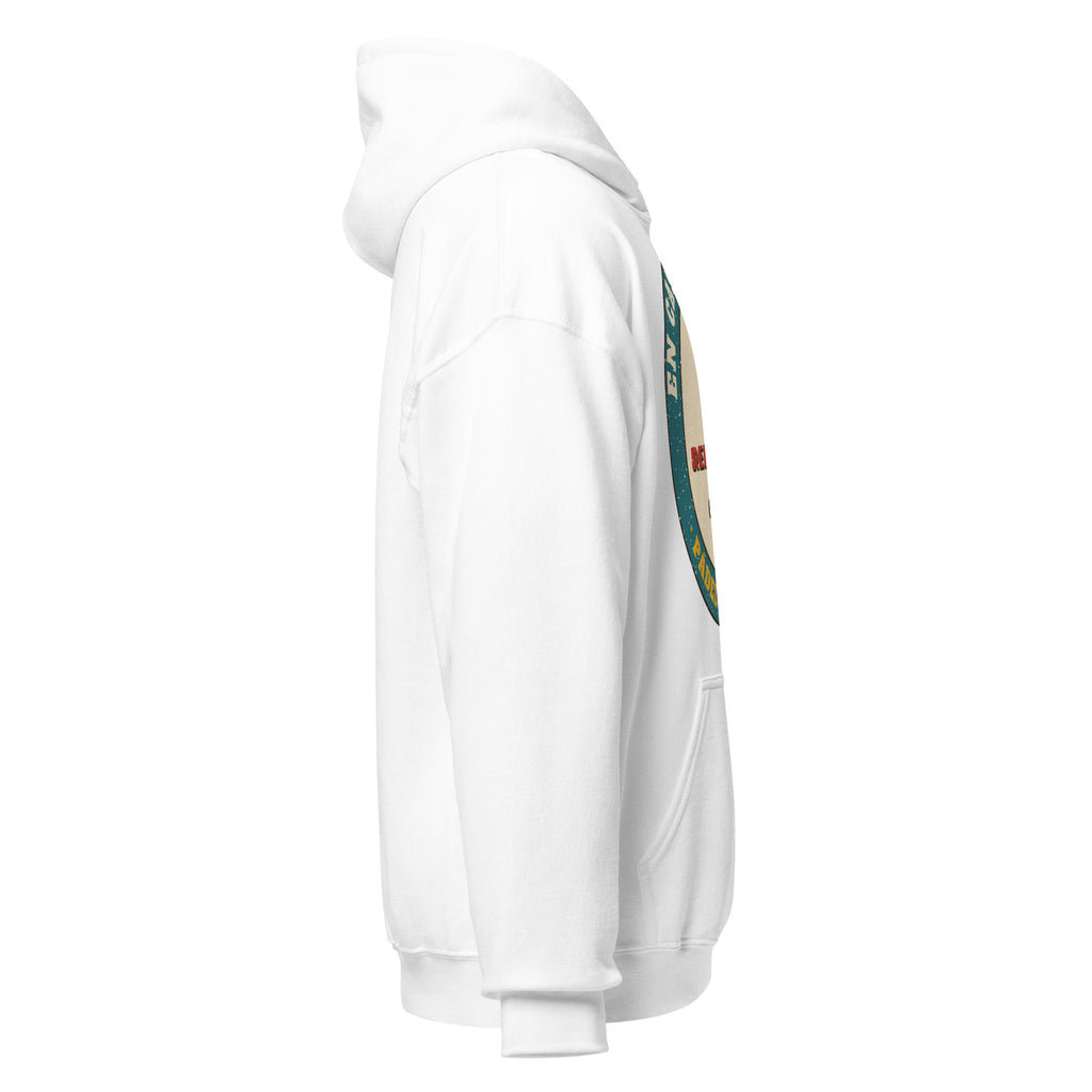 Sudadera Pádel Retro "En caso de duda, repetimos" — vista lateral derecha